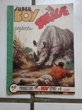 SUPER BOY titre Brousse Nº8  décembre 1952 Bande dessinée BE   