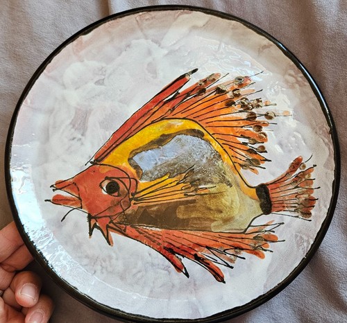 Rare assiette table signée - assiette, de