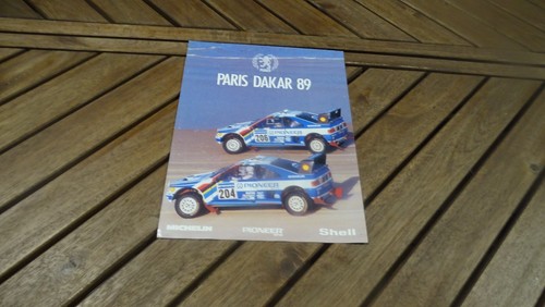 Peugeot paris dakar poster - peugeot,