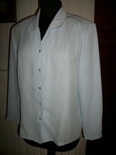 Chemisier polyester bleu ciel