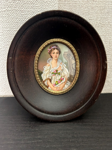 Miniature cadre bois ancien
