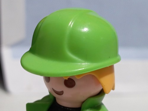 Playmobil casque vert ouvrier - playmobil,