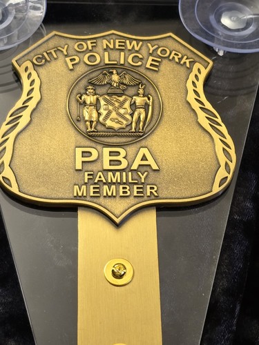 Novelty nypd windshield - nypd, badge