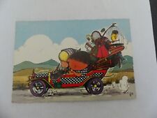 CARTE POSTALE SALUT LES COPAINS CHOUCHOU ET YEYE  N°11 PARTENT EN VACANCES