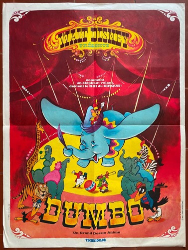 Affiche dumbo walt - affiche,