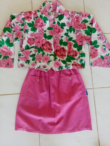 Duo jupe unie fushia - ,