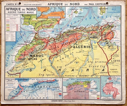 Ancienne carte scolaire - 🌏,