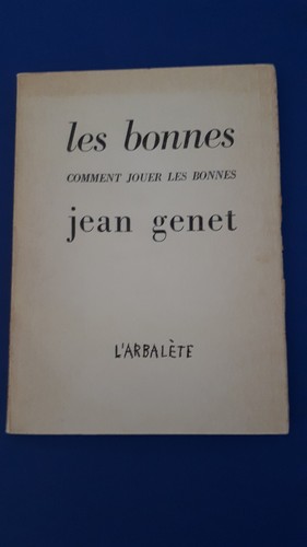 Jean genet les - genet, bonnes