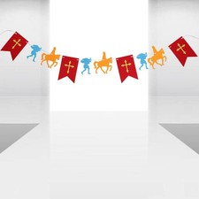  3M Longueur Halloween Non-tissé Drapeau Bannière Suspendu Drapeau Props Pull