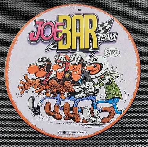 Plaque métal décoration joe - métal,