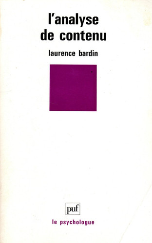 Laurence bardin analyse de - ,