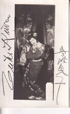 Teiko Kiwa - OPER - carte - originale signée "vers 1935"