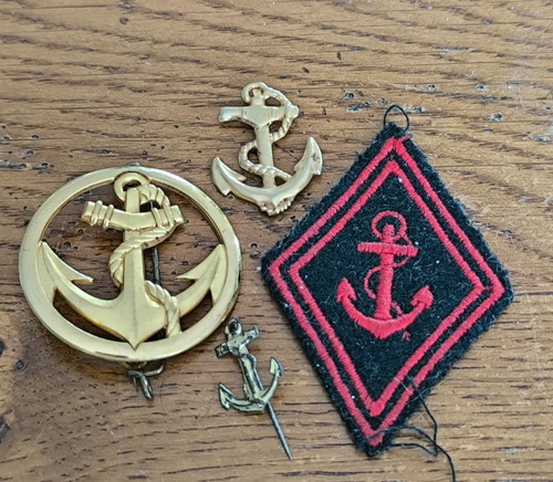 Insigne lot troupes - insigne, marine