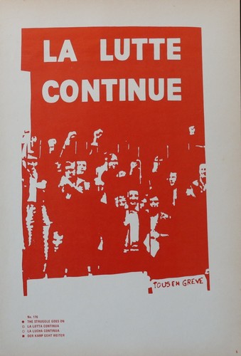 Affiche mai lutte - 68, la