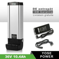 36V10.4Ah E-Bike Batterie de