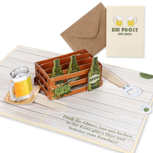 Carte pop pour - carte, caisse