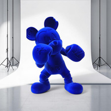 Statue Mickey Boxer Bleu –