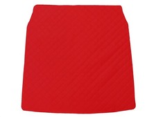 Matelassé Cuir artificiel ROUGE Tapis coffre pour BMW M2 Coupe G87 5 porte 2022-