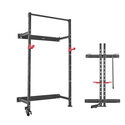 Folding power cage wall mount - power,