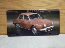 Renault Dauphine ondine plaque