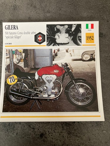 Carte fiche moto collection - fiche,