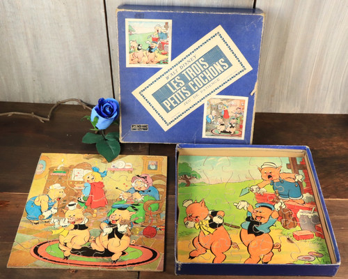 Ancien deux puzzle disney - deux,