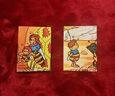 MAYA L'ABEILLE - 1978 - LOT de 2 Images / Stickers - AMERICANA / NO PANINI
