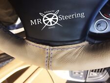 Couvre Volant En Cuir Beige