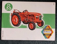 ❤️ ANCIEN BUVARD TRACTEUR RENAULT AGRICOLE D35 AGRICULTURE ÉLEVAGE 1960 RNUR