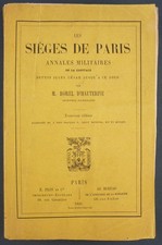 LES SIEGES DE PARIS - BOREL