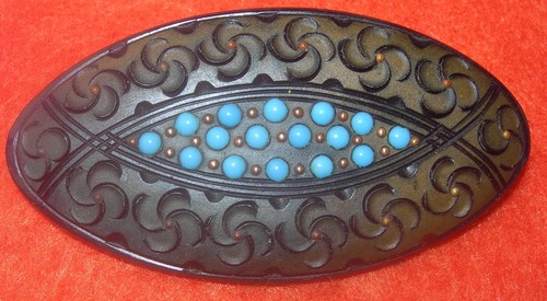 Ancienne broche celluloid - ancienne, en
