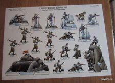PLANCHE SOLDATS A DECOUPER ARMEE POPULAIRE REPUBLICAINE - BATAILLON ALPIN