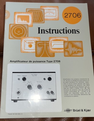 Bruel kjaer instructions - kjaer,