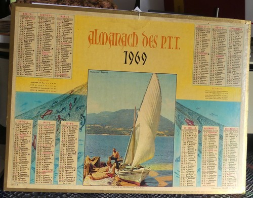 Calendrier des postes 1969