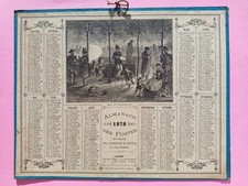 calendrier 1878 ALMANACH DES