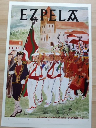 Affiche entoilee ezpela - affiche,
