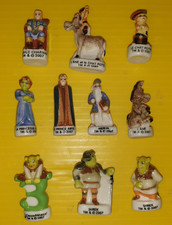 Fève - Série complète 2008 - Shrek le troisième  Shrek 3 - Chat potté Ane Merlin