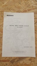 VUE ECLATEE DETAIL DES PIECES CYCLE SOLEX FLASH - VELO SOLEX FLASH - 1971