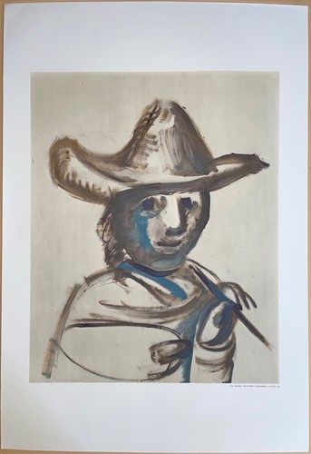 Affiche lithographie jeune - "le,