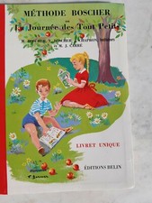 Méthode BOSCHER La Méthode des Tout Petits Livret Unique BELIN Chapron Carré....