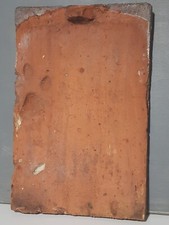 INCROYABLE ! Ancienne Tuile avec empreinte de chien - A VOIR