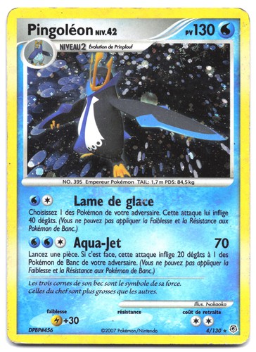 Carte pokémon pingoléon - pokémon,