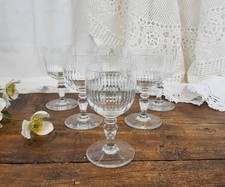 6 Verres à vin blanc Baccarat