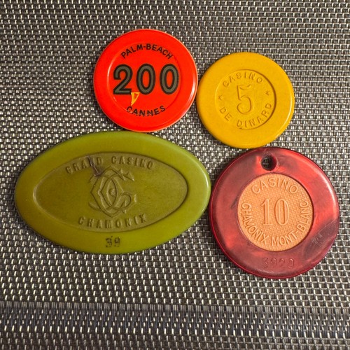 Lot jetons de casinos - 4,