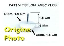 PATIN DE MEUBLE BLANC A POINTE