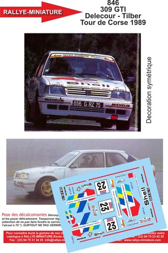 Decals ref 0846 peugeot - ref,