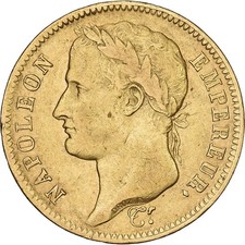 France, 40 Francs, Napoléon