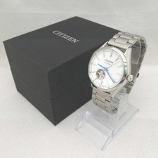 Citizen 8229-S115574 Ouvert Coeur St. Acier Argent Blanc Automatic Montre Hommes
