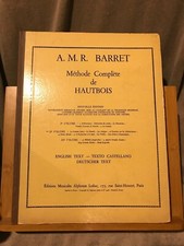 A.M.R. Barret Méthode complète de hautbois volume 2 relié éditions Leduc