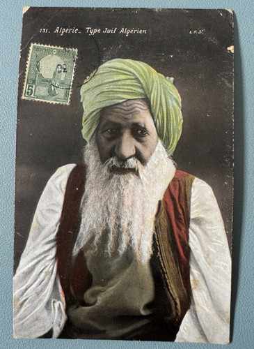 Cpa algérie type juif - algérie,
